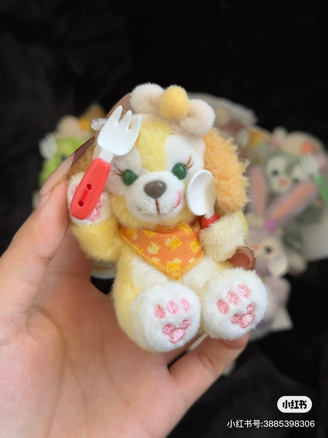 Disney迪士尼|东迪梦幻奇妙厨房系列坐姿毛绒玩偶挂件/包挂/多巴胺配色