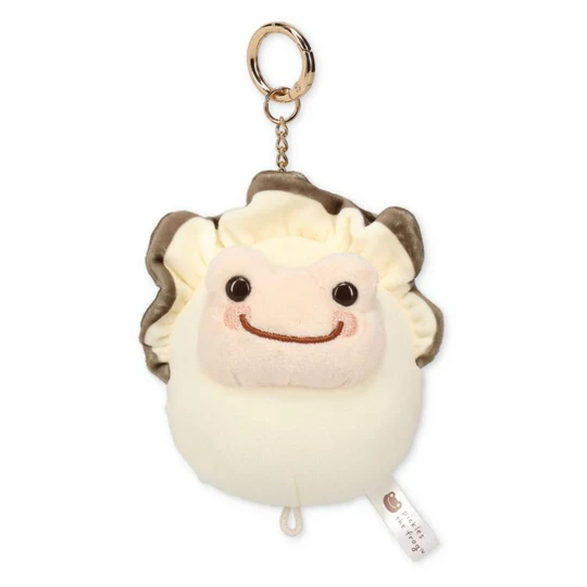 Pickles Frog|Persimmon Oyster Mascot Holder /Plush Keychain|H11×W7.5×D6.5cm approx.