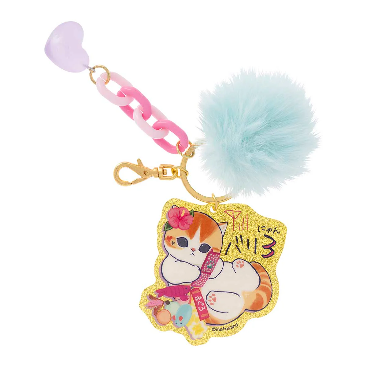 Mofusand|Gyarunyan Girl Collection Acrylic Keychain Bag Charm|140×55×55mm approx.