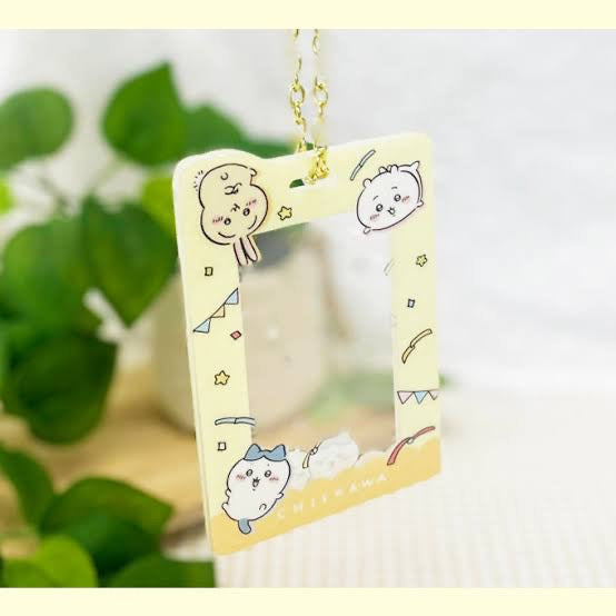Chiikawa 吉伊卡哇|应援卡包挂件/可以放卡放照片/反面也很可爱