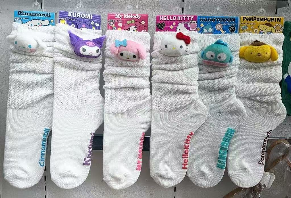 Sanrio|Mascot Loose Socks| 22-24 cm approx.