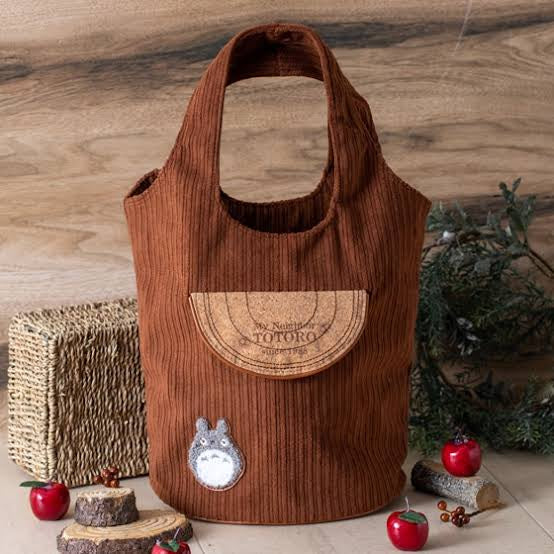 My neighbor totoro|宫崎骏刺绣龙猫树根大容量单肩包|約H42×W32×D15cm
