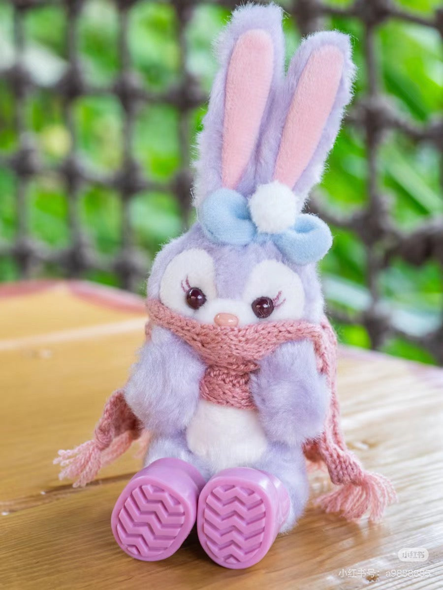 Disney迪士尼 |东迪2024冬日限定七宝坐姿围巾毛绒玩偶挂件/包挂