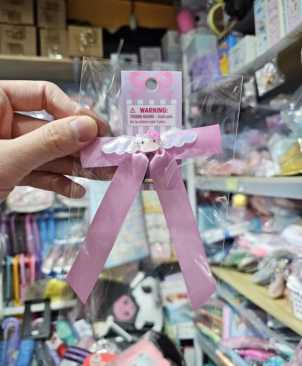 Sanrio|Kids Ribbon Hair Rubber|9×1×12cm approx.