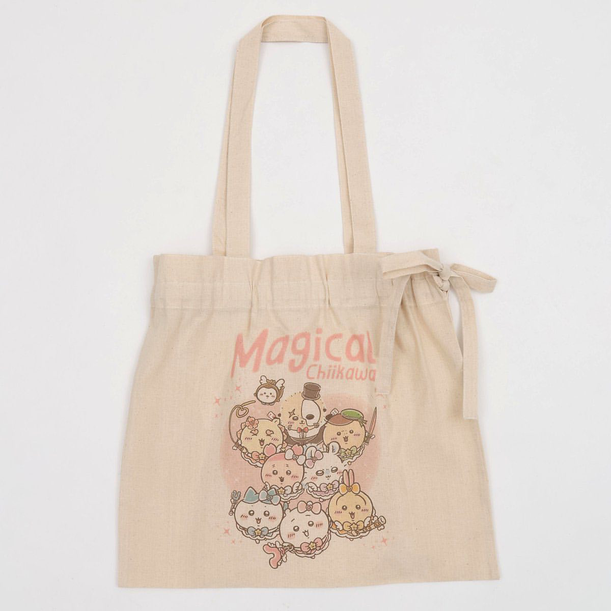 Chiikawa 吉伊卡哇|超魔法少女/小魔仙限定大容量抽绳托特包|約H350×W400×持ち手620mm