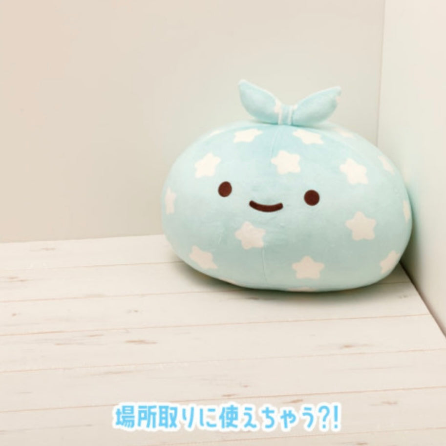 Sumikko gurashi角落生物|白熊的故乡系列可爱圆圆脑袋包袱抱枕|约190×280×260mm