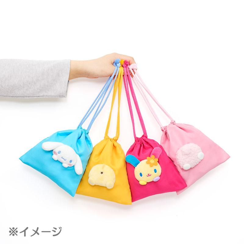 Sanrio|Face Mascot Drawstring Bag|16×1×17.5cm approx.