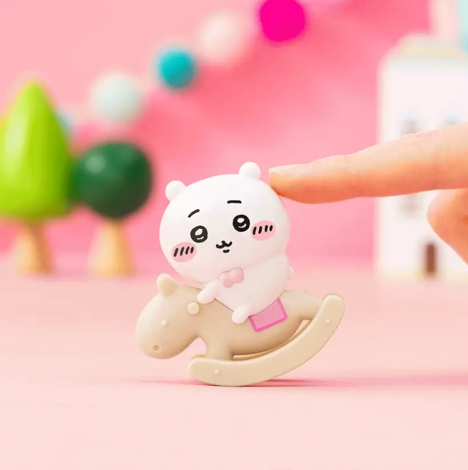 chiikawa|GPSBOX Rocking Wooden Horse Figure Collection mystery bag/blind box/All 8 types|1pcs