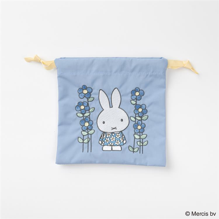 Miffy|EMBROIDERY DRAWSTRING BAG |180×180mm approx.