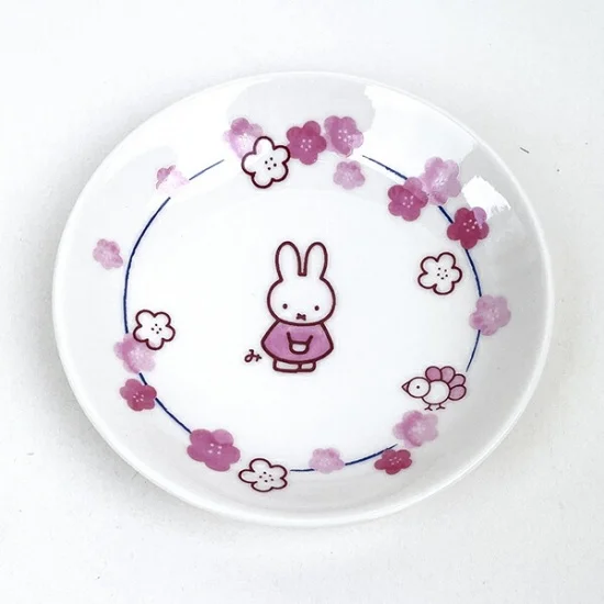 Miffy米菲|Porcelain Rice Bowl - Sakura樱花陶瓷盘|约 120x20mm