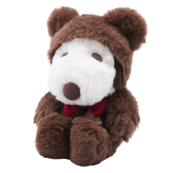 Snoopy|Peanuts Fluffy Hooded Bear Plush Dolls/Plush Toy|13×16×13cm approx.