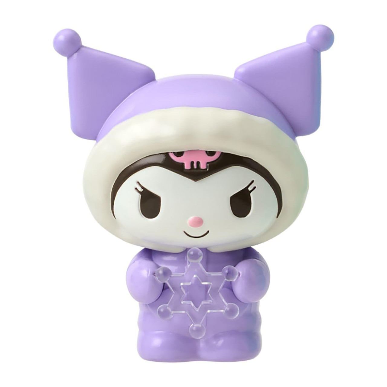 Sanrio三丽鸥|Secret Mascot - Fluffy Puffy Winter Blind Box(a box of 8)冬季羽绒滑雪服可爱角色拿雪花摆件盲盒/全8种|1枚入