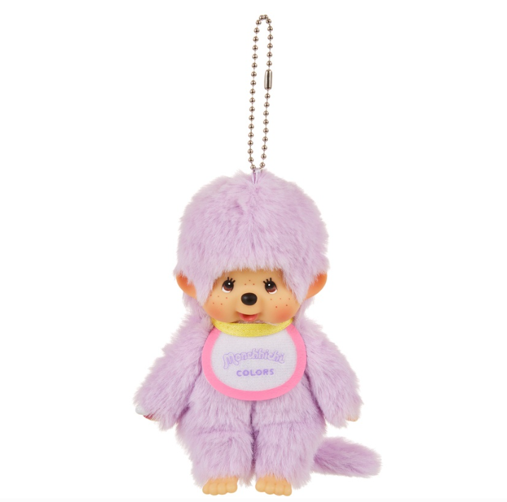 Monchhichi|Colors Mascot Holder /Plush Keychain|H13.5 x W8.5 x D5.5 cm approx.