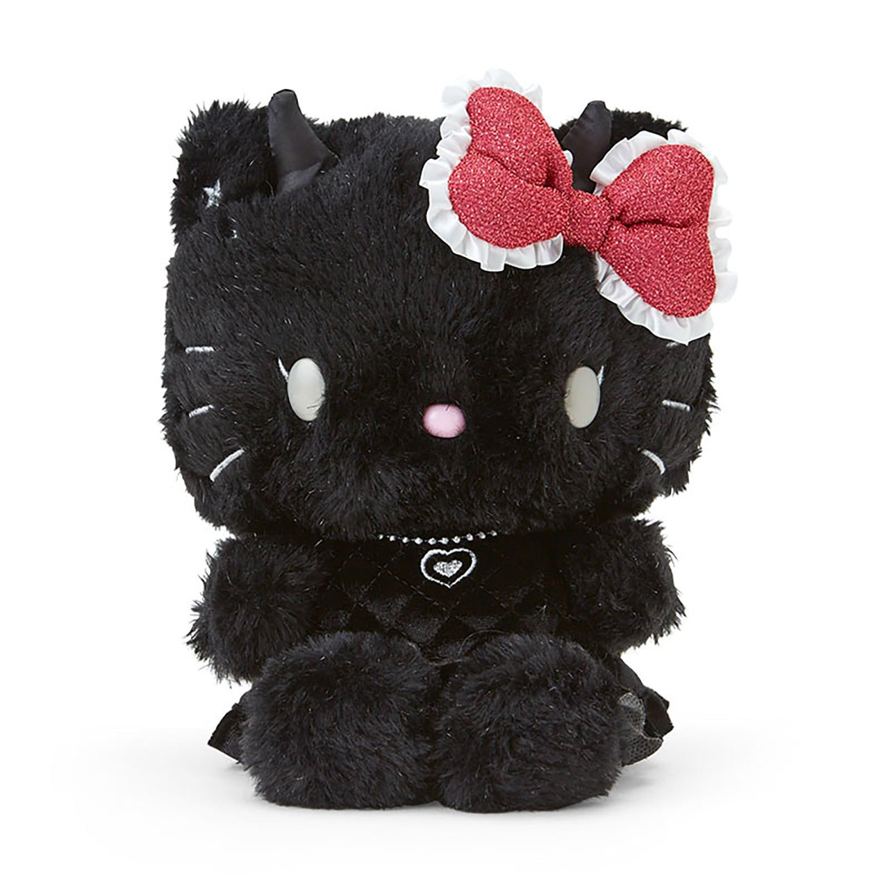 Hello kitty凯蒂猫|Sanrio Hello Kitty Plush / Angel and Little Devil天使恶魔玩偶|约 25.7 x 18.2 x 11.7cm