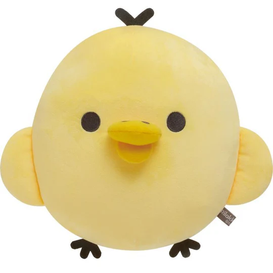 Rilakkuma轻松熊|Kiiroitori Yellow Chick Plush Doll M BASIC RILAKKUMA Favorite Things San-X软乎乎超好摸鼻孔鸡毛绒玩偶公仔/抱枕/靠垫|约 220×260×220mm
