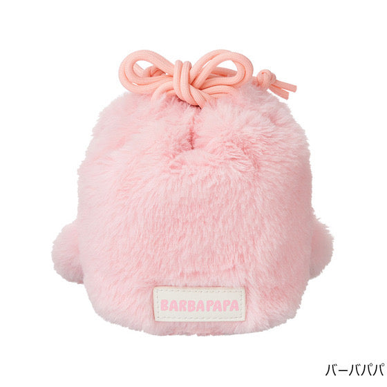 Barbapapa巴巴爸爸|搞笑柔软巾着/束口袋/质感很可|約 W16.5×H16×D5cm