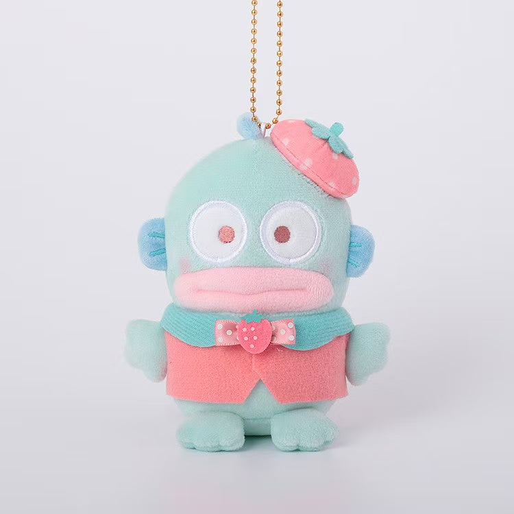 Sanrio|Strawberry Cheek Squishy Mascot Holder /Plush Keychain|Height Approx. 10cm