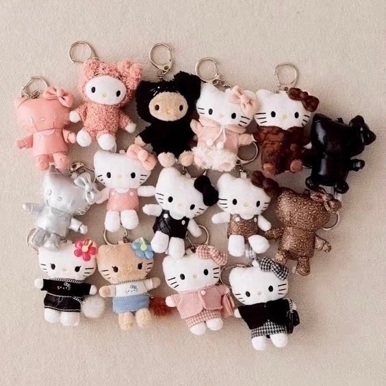 Sanrio|Hello Kitty x me% Mascot Holder /Plush Keychain
