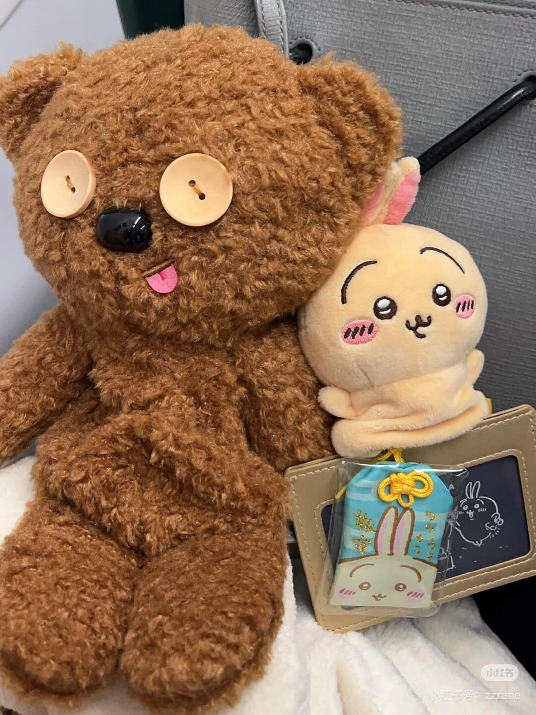 Chiikawa 吉伊卡哇|超可爱乌萨奇旅行御守/正反都超可爱|約H65 x W40 x D5mm