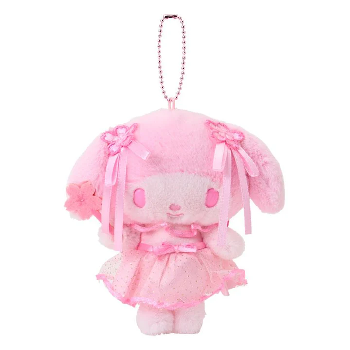 Sanrio|Sakura Cherry Blossom Fairy Flower Mascot Holder /Plush Keychain|11×8×14cm approx.