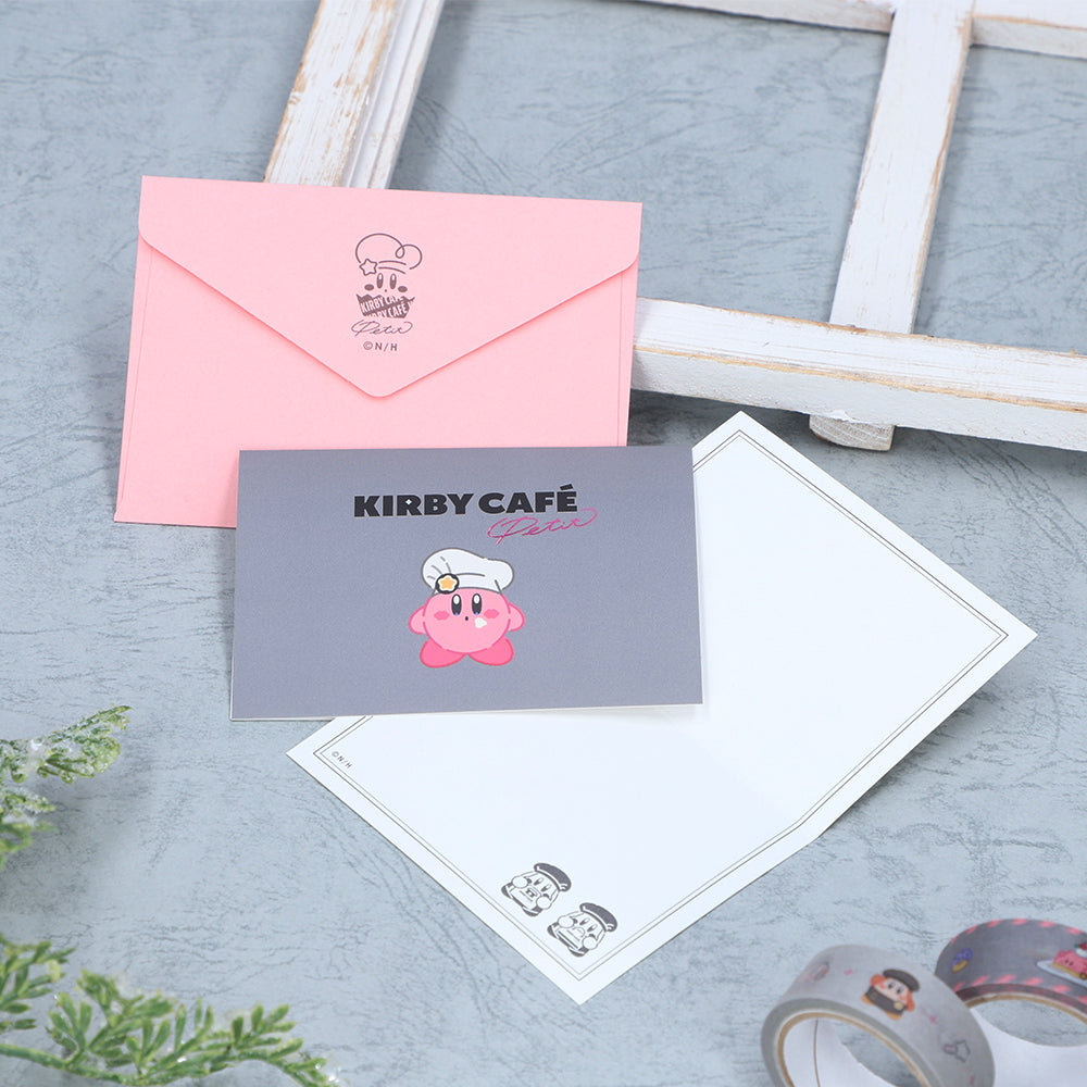 Kirby星之卡比|日本制信封信纸/贺卡/祝福纸/礼品卡套装|W135×H94mm
