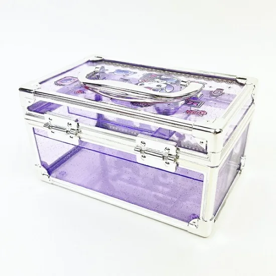 【还有补货】Sanrio|Clear Cosmetic Storage Box Vanity Case|165×90×104mm approx.