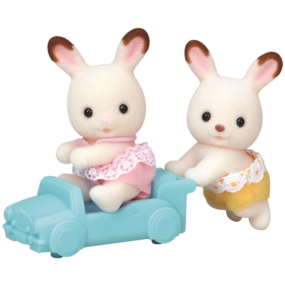 SylvanianFamilies|Chocolate Rabbit Twins-5420