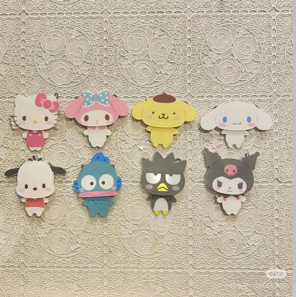Sanrio三丽鸥|Secret Shaking Acrylic Charm Standard - Blind Box秘密系列可爱角色摇摇乐亚克力吊饰挂件盲盒/可以摇头/全8种|1枚入