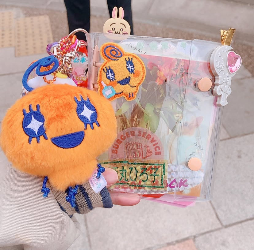 Tamagotchi|Fluffy Keychain Mini Mascot Holder /Plush Keychain|H9cm approx.