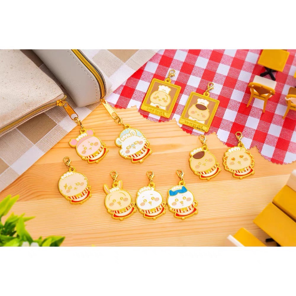 Chiikawa 吉伊卡哇|餐厅系列金属吊饰/拉链头/盲盒/全10种|1枚入