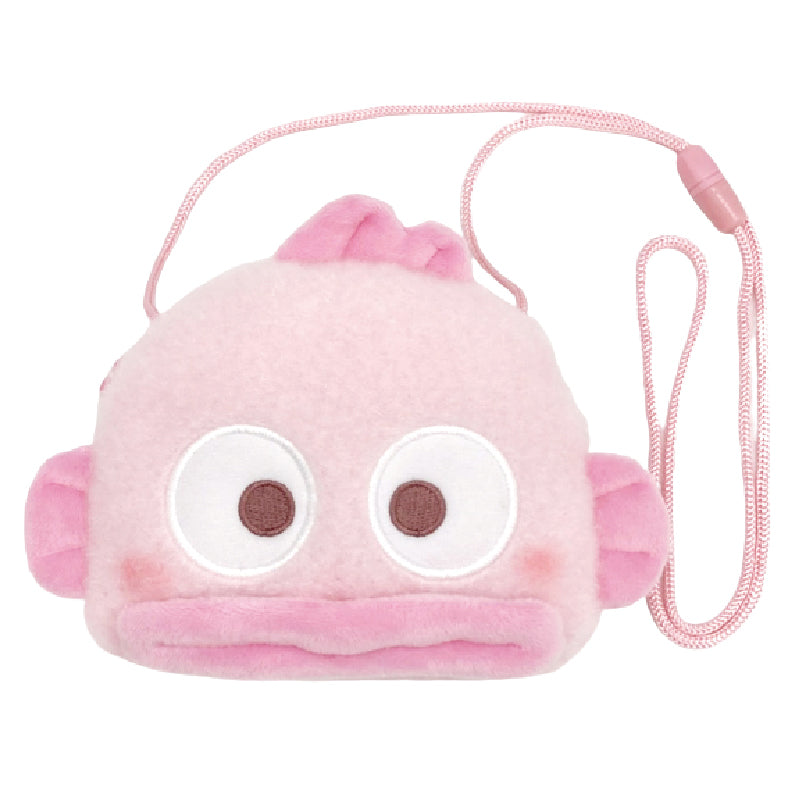 Sanrio|Hangyodon Pink Birthday Face Pochette|H13×W16.5×D6cm approx.