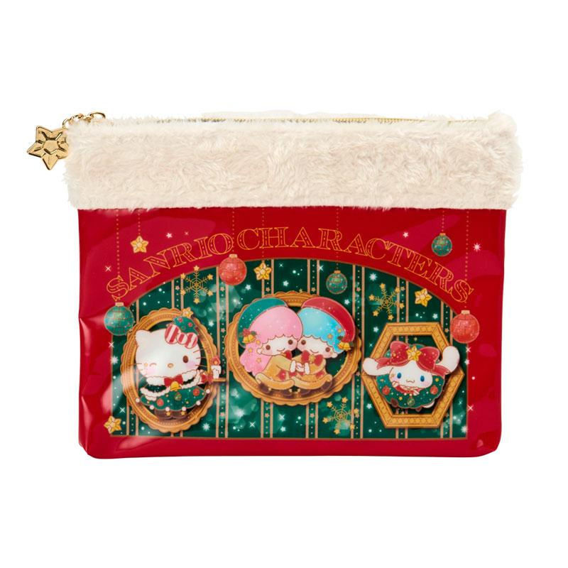 Sanrio|Christmas Flat Pouch|W23 x D2 x H17.5cm approx.