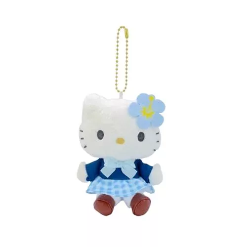 Sanrio|Hello Kitty 50th Anniversary Collection Standard Tokimeki Heisei Kogal Mascot Holder /Plush Keychain|10×8.5×4.5cm approx.