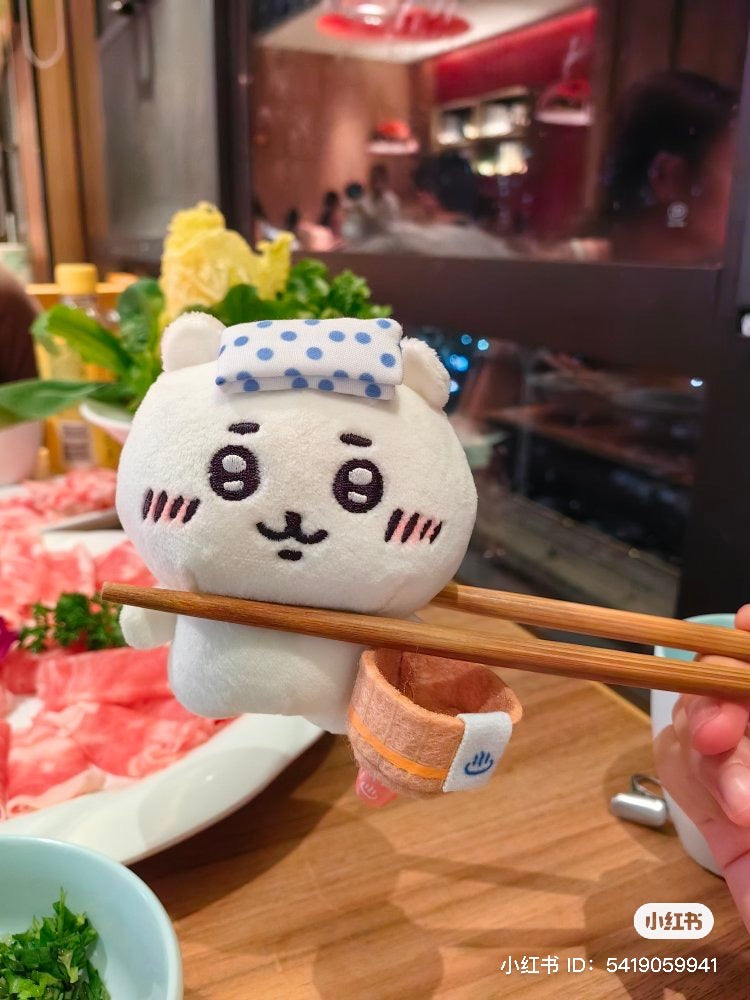 Chiikawa|Onsen Local Limited Edition Mascot Holder /Plush Keychain