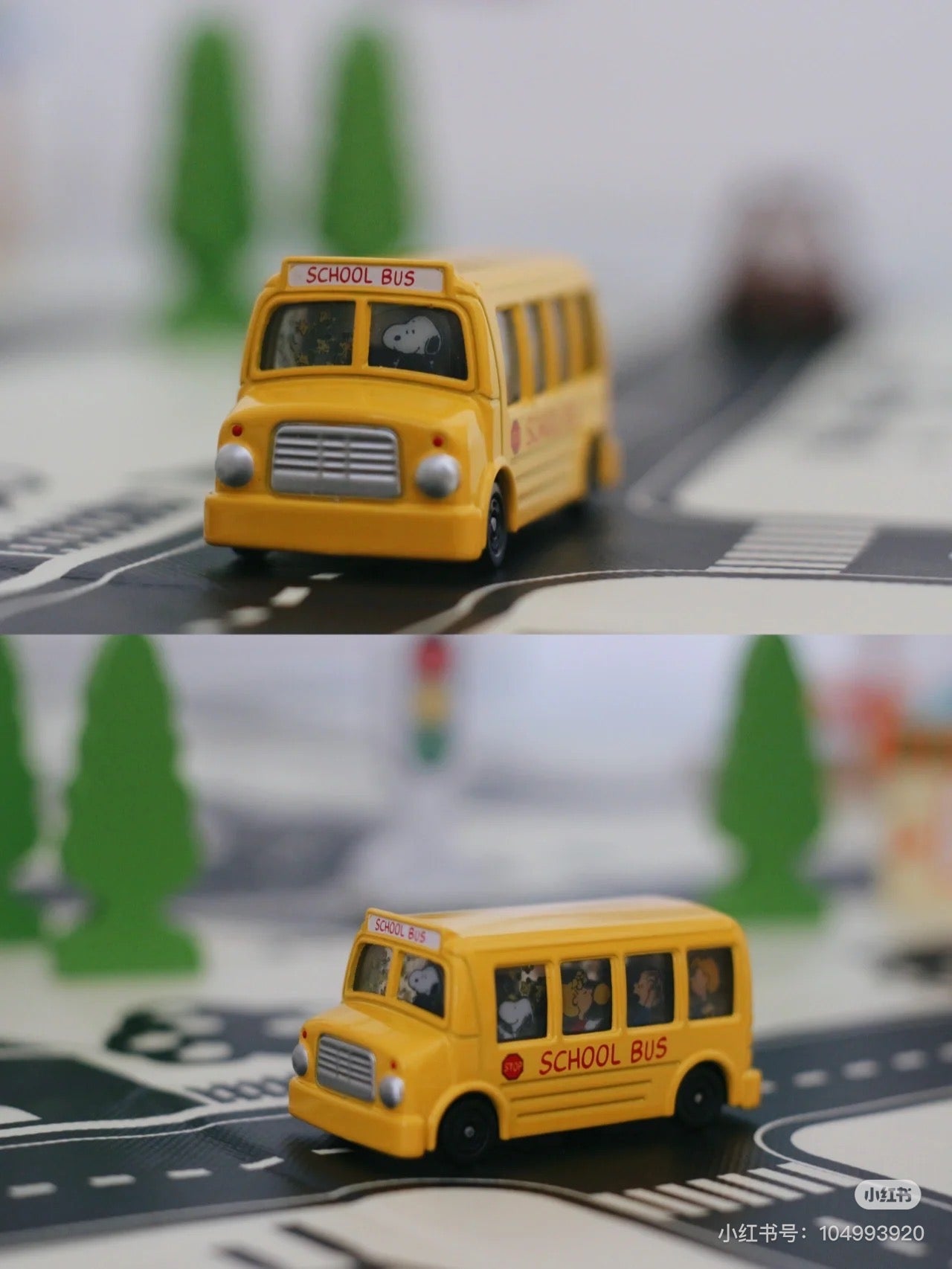 Snoopy|Dream Tomica No.154黄色学校大巴玩具车/摆件|约W78×H40×D39mm