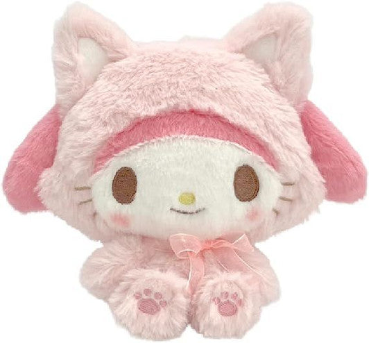 Sanrio|奶fufu的小猫咪系列玩偶/公仔/肉垫垫/粉爪爪/如拿铁系列一样好摸|17 x 17 x 9cm