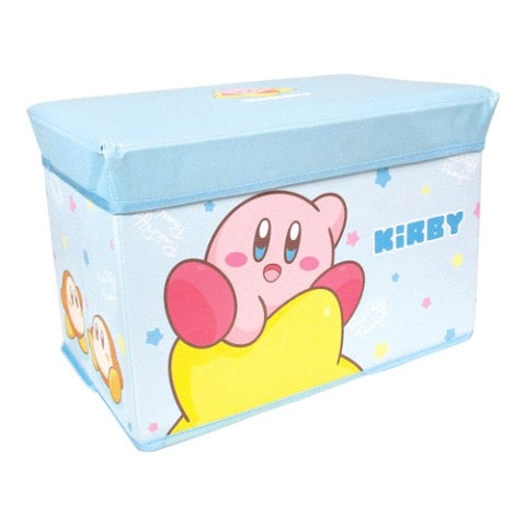 Kirby|可折叠式大容量收纳盒/储物盒/收纳凳/可坐设计/耐重约80kg|约31cm×48cm×31cm