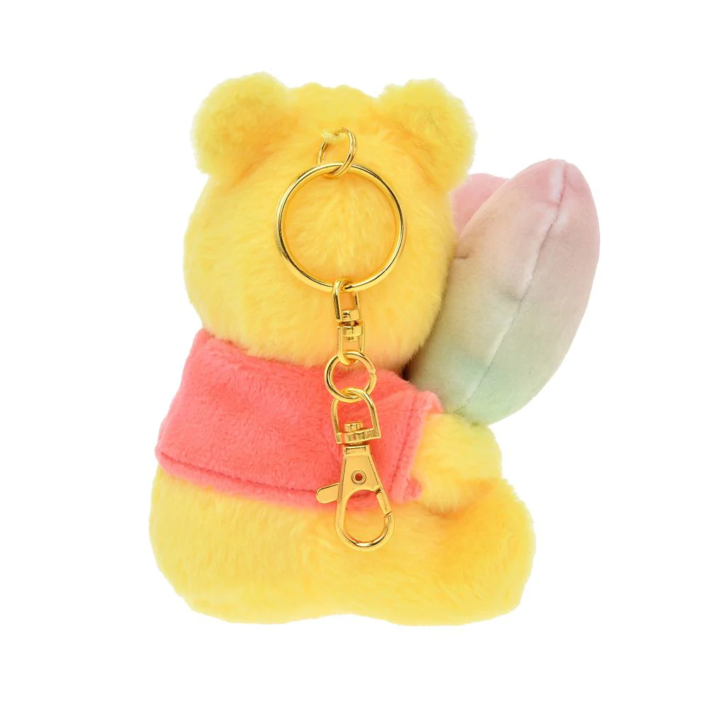 Disney迪士尼|Plush Keychain - Gradient Smiling Hug东迪抱渐变爱心系列超治愈毛绒玩偶挂件/包挂| 约高さ13×幅11.5×奥行き9cm