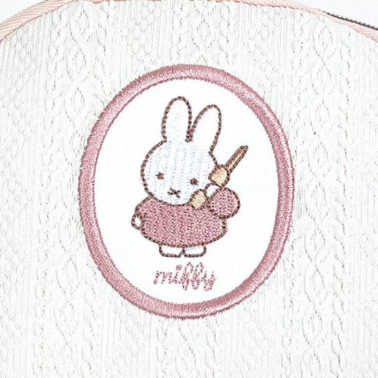 Miffy|accessory case spring knit series pouch|11cm x 14.5cm x 3cm approx.