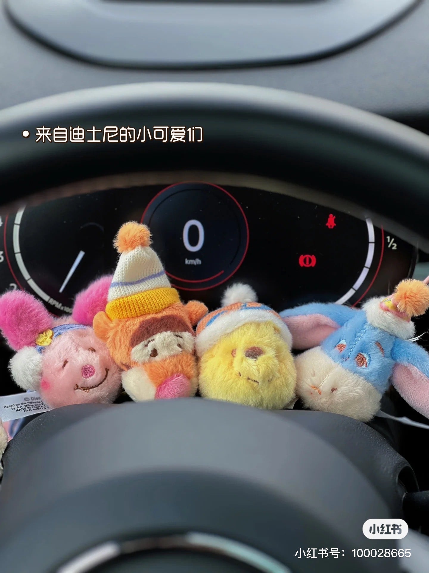 Disney SH|winnie the pooh冬日噗噗发圈4枚组