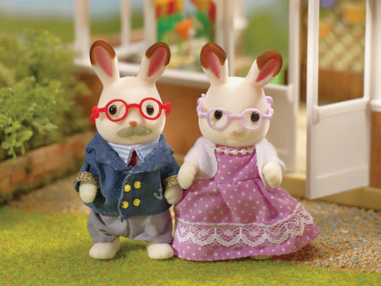 SylvanianFamilies|Chocolate Rabbit Grandparents Set 5190