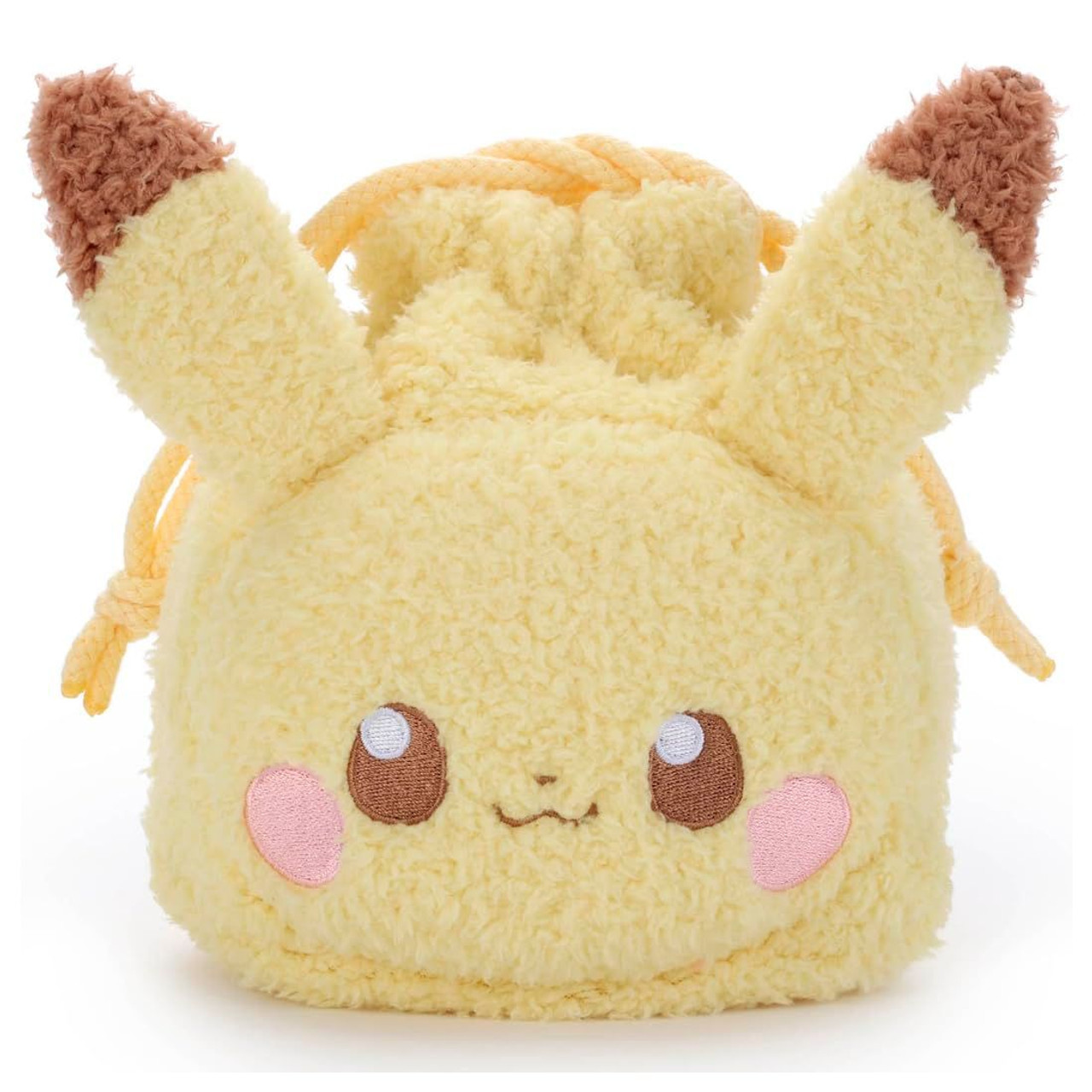 Pikachu|stuffed animal drawstring bag |W180 x H180 x D80mm approx.