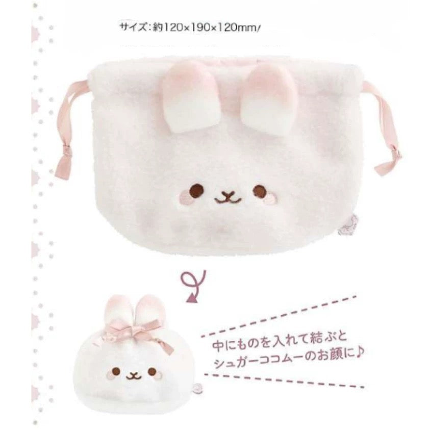 SANX|Sugarcocomuu Face Drawstring Bag|120×190×120mm approx.