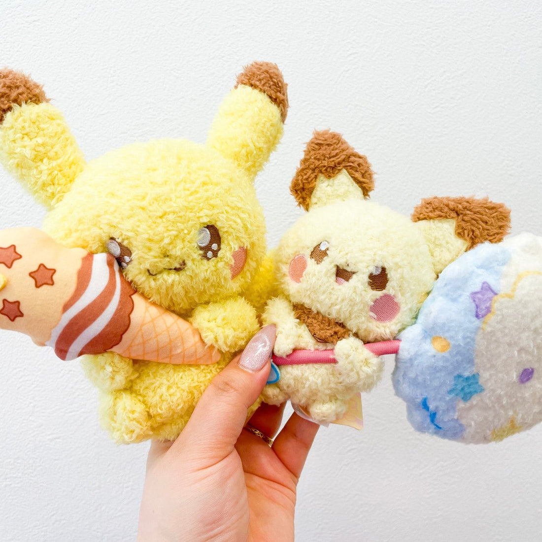 Pokemon|pokepeace甜点系列毛绒皮卡丘公仔/玩偶|约165×170×100mm