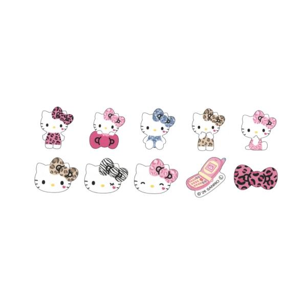 Sanrio|3D Flock Stickers|20 pieces