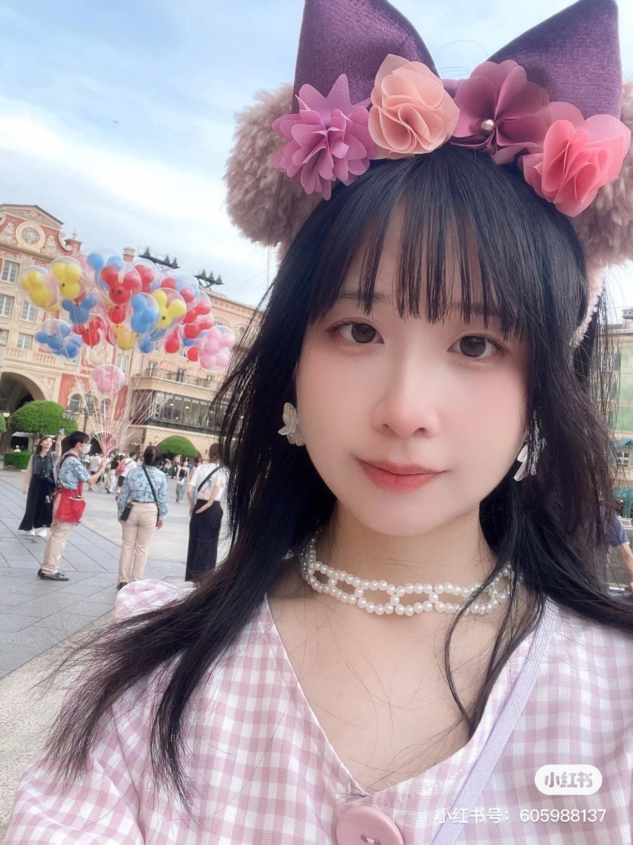 Disney迪士尼|2024东迪秋日睡衣派对Shelliemay雪莉玫/玫玫毛绒发箍