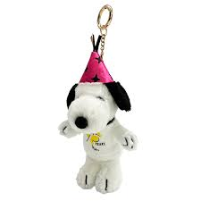 Snoopy|Peanuts 75th Anniversary Party Hat Series Mascot Holder /Plush Keychain|W6cm/W8cm/H12cm approx.