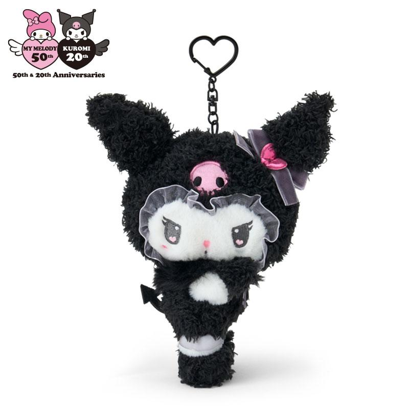 Sanrio|Kuromi & My Melody : Melousa Romiusa Mascot Holder /Plush Keychain|10.5×7.5×19cm approx.