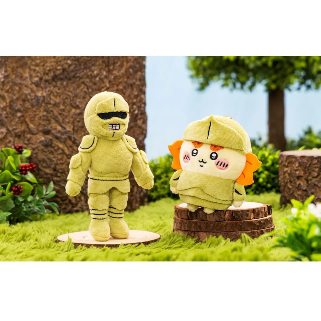chiikawa|Ramen Armor Yoroi-san Mascot Holder /Plush Keychain|H165xW115xD40mm approx.