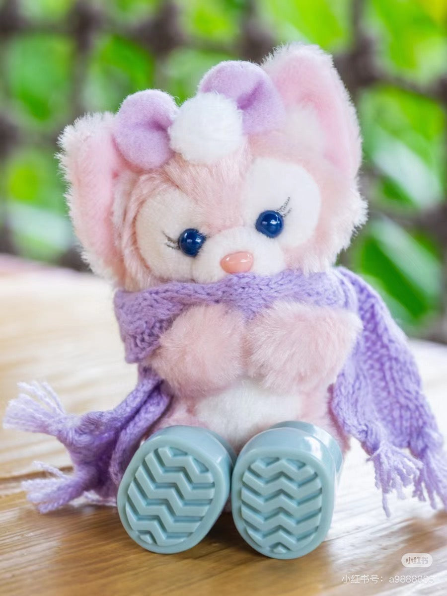 Disney迪士尼 |东迪2024冬日限定七宝坐姿围巾毛绒玩偶挂件/包挂